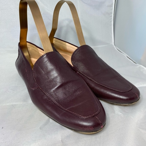 J. Crew Burgundy Leather Loafers - Picture 1 of 6
